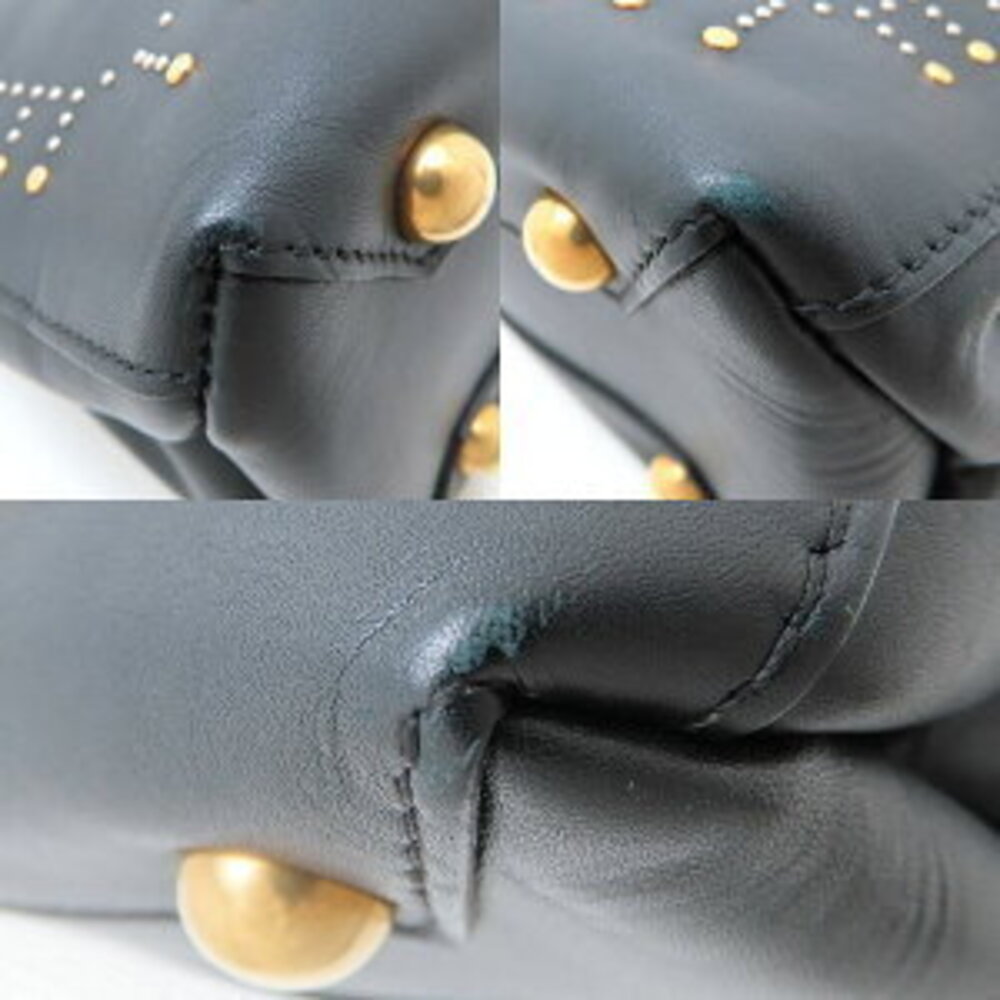 Burberry Shoulder Bag Leather Black - Picture 7 of 9